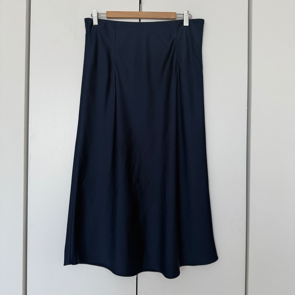J. Crew Classic Navy A-Line Skirt
